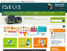 Tablet Screenshot of idelis.actipage.net
